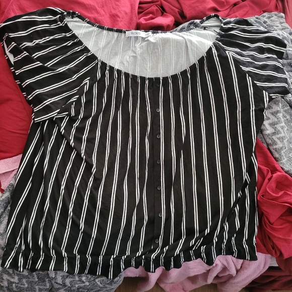 Rickis XXL Striped Chic Blouse Shirt - Picture 4 of 4